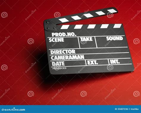 Clapper board stock photo. Image of clapperboard, object - 33407236