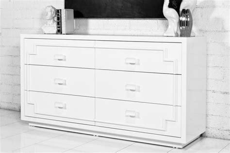 Bel Air Dresser in White Lacquer