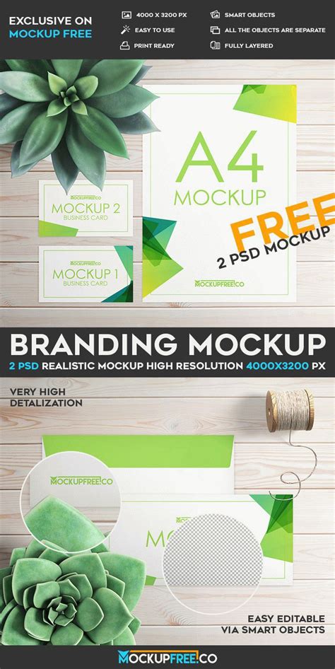 Branding – 2 Free PSD Mockups on Behance