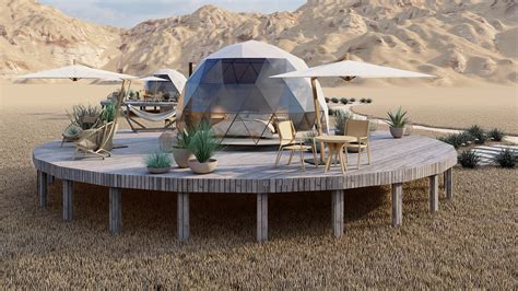 Glamping Design and 3D Rendering on Behance