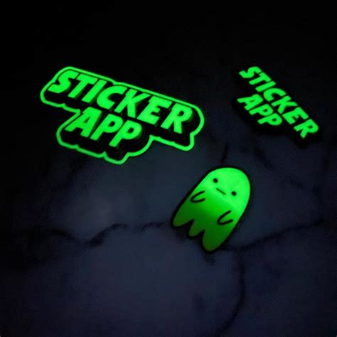 Custom Glow In The Dark Stickers - StickerApp