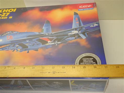 Academy 1/48 Sukhoi SU-27 Flanker Model Kit Vintage 1995 Sealed NIB - Etsy