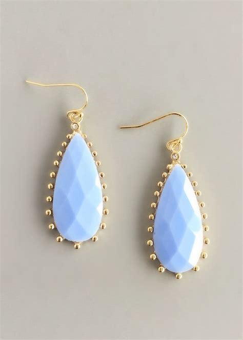 Elegant Periwinkle Earrings | Earrings, Drop earrings, Periwinkle