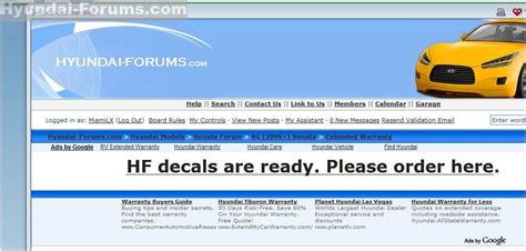 Extended Warranty | Hyundai Forums
