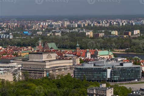 Warsaw skyline with warsaw towers 8503075 Stock Photo at Vecteezy