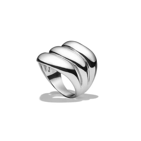 AGMES Triple Wave Ring | Garmentory