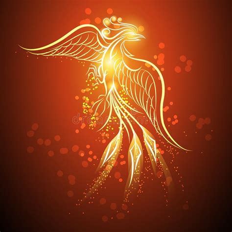 Rising Phoenix Stock Vector - Image: 48944347