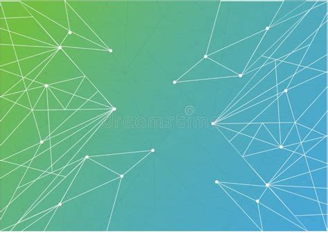 Green and Network Connection Illustration Design Stock Illustration - Illustration of inter ...