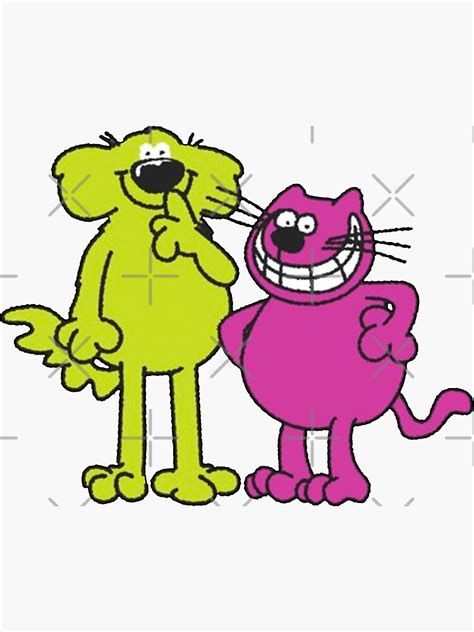 "Roobarb and custard" Sticker for Sale by merchyme | Redbubble