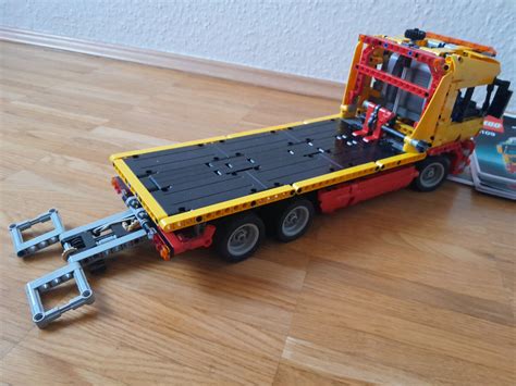 LEGO Flatbed Truck Technic Tieflader Truck LKW Abschlepper 8109 + Power Funktion 5702014734982 ...
