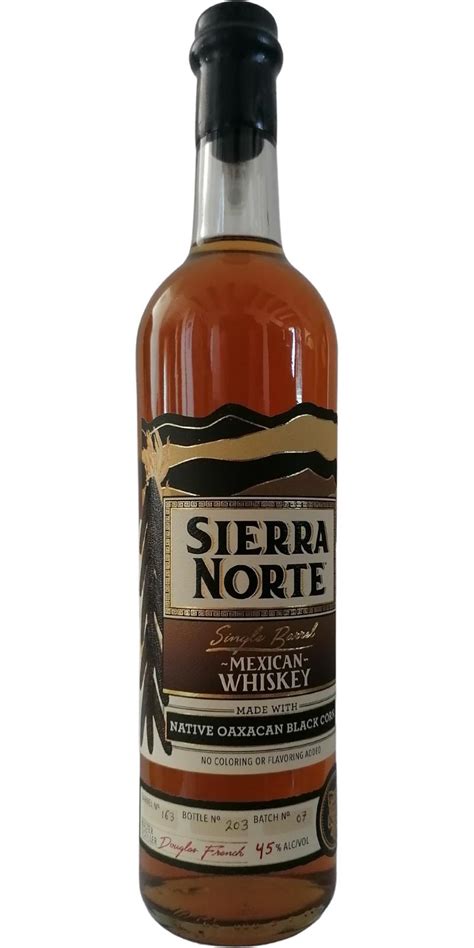 Sierra Norte Single Barrel Mexican Whiskey - Ratings and reviews - Whiskybase