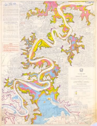 Brisbane flood map, 1974 | Queensland Historical Atlas