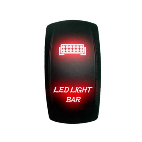 ILLUMINATED ROCKER SWITCH LED Light Bar UTV RZR TURBO Maverick X3 ...