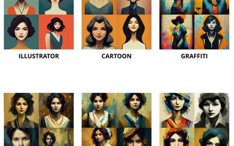 Midjourney – Style Chart by Robomar AI Art | Weird Wonderful AI Art