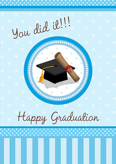 Graduation Templates Free Printable Graduation Cards For Kindergarten ...