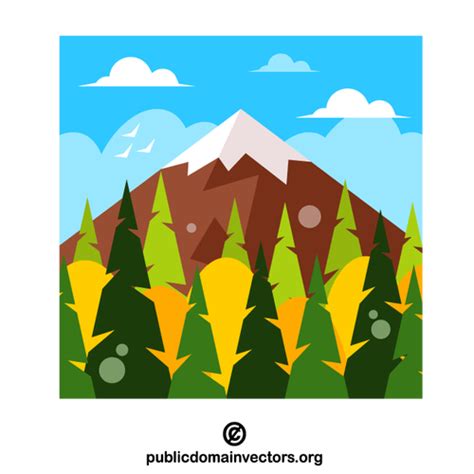 Summer landscape | Public domain vectors