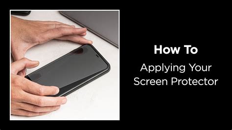 How To: Applying Your Screen Protector - YouTube