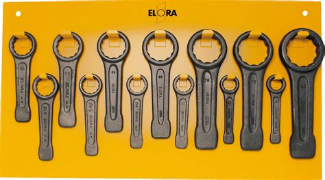 ELORA Ring Slogging Spanner-Set, 13-teilig 30-80 mm ELORA-86S-13 | 30,000 Tools at Tools-Giant ...