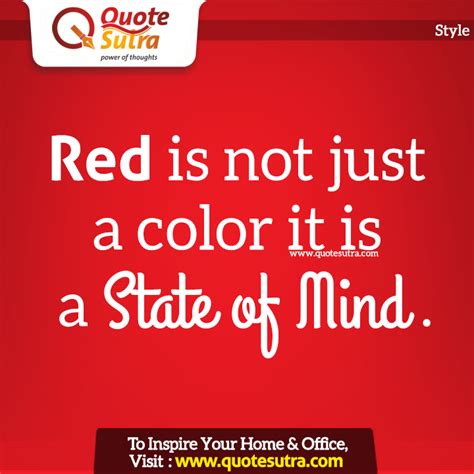 Red is not just a color. It is a State of Mind. Hit "Like" if red is your favorite color ...