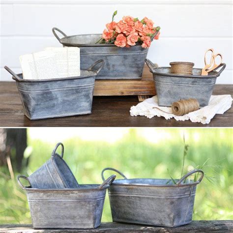 Use our Galvanized Metal Tubs in your home, office, or garden for extra ...