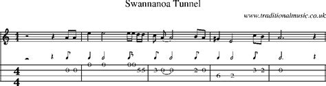 Mandolin Tab and Sheet Music for song:Swannanoa Tunnel