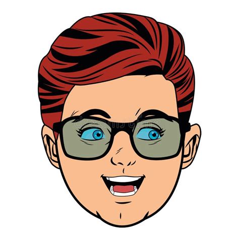 Boy Face Avatar Profile Picture Stock Vector - Illustration of cartoon ...