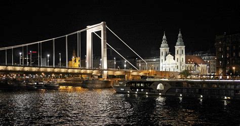 Budapest At Night Elisabeth Bridge - Free photo on Pixabay