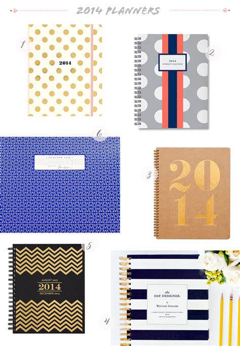 Seasonal Stationery: 2014 Planners