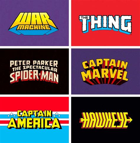 Superhero Logos Marvel