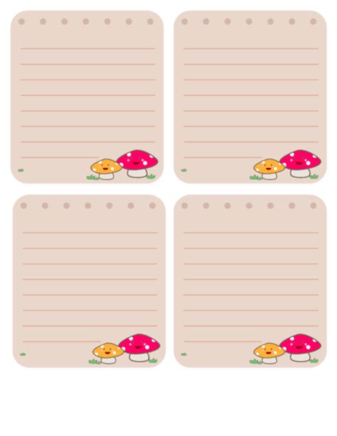 Printable Note Cards for Kids #2 - KidsPressMagazine.com