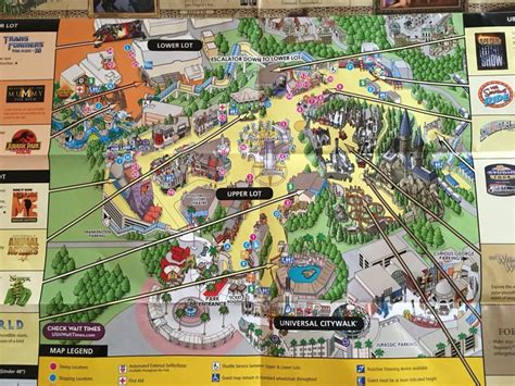 Universal Studios Hollywood | Universal Studios Hollywood – 1996 Map ...