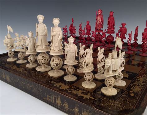 Ivory-chess-set-figural-Cantonese-puzzle-ball-5663_1_5663.jpg (2287× ...