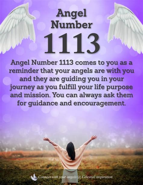 Angel Number 1113 | Life purpose, Angel numbers, Encouragement