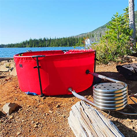 Portable & Collapsible Hot Tub For Camping | Nomad | TheSuperBOO!