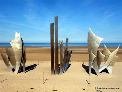 Image De Plage: Omaha Beach Memorial Sculpture