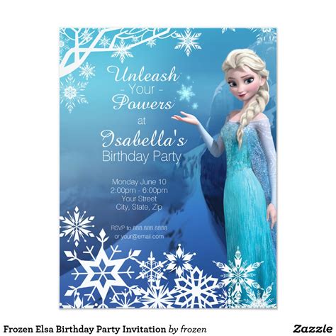 Disney "Frozen" Birthday Party Invitations & Mailing Essentials - Wow! Party Invites