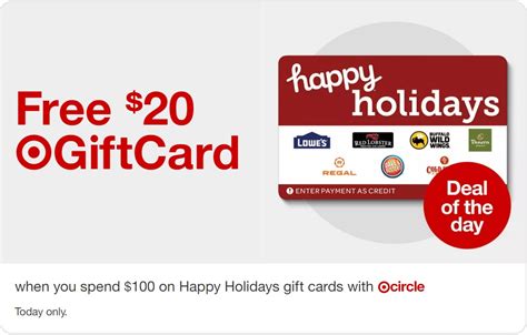 (EXPIRED) (Update) Target: Buy $100 Happy Holidays Gift Card & Get $20 ...