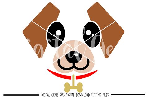 Dog face SVG / EPS / DXF Files (71847) | SVGs | Design Bundles