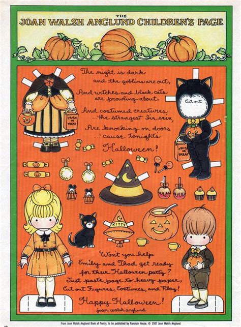 Hallow-Holics Anonymous: Vintage Halloween Paper Dolls