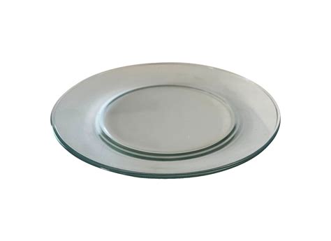 Clear Glass Dinner Plate