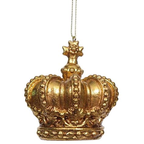 RESIN CROWN ORNA 3IN | Novelty ornament, Ornaments, Christmas tree ...