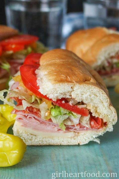 Italian Cold Cut Sub Sandwich | Girl Heart Food®