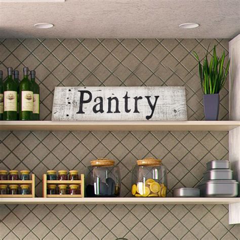 Pantry Sign - Rustic Farmhouse Decor Sign- 100% Reclaimed Wood - Weathered barn Wood Fixer Upper ...