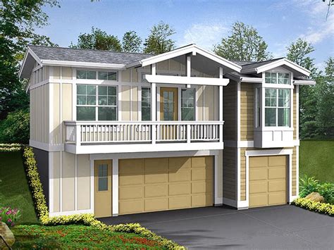 Garage Apartment Plans | Three-Car Garage Apartment Plan Design # 035G-0010 at www ...