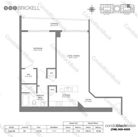 500 Brickell Unit #2203 Condo in Brickell - Miami Condos | CondoBlackBook