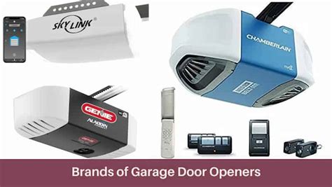 10 Best Brands of Garage Door Openers