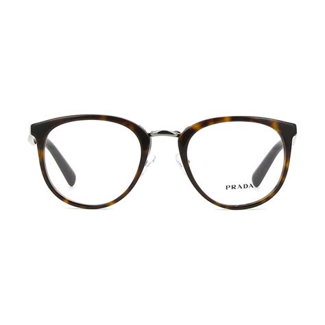 Prada // Men's Round Optical Frame // Havana - Designer Optical Frames ...