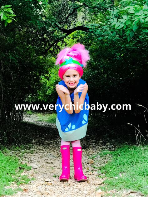 Poppy Costume Poppy Troll Costume Trolls Poppy Costume | Etsy