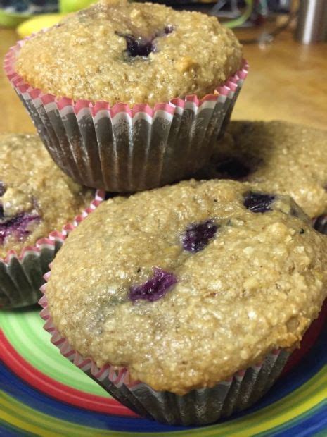 Blueberry Bran Muffins Recipe | SparkRecipes