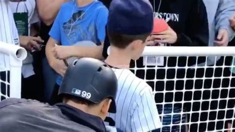 VIDEO: Aaron Judge Meets Fan Whose Dad and Former Fresno State Baseball ...